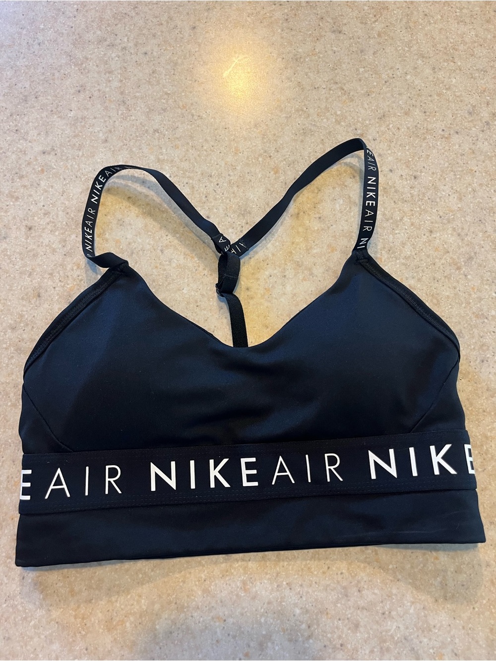 Nike Black Logo Strap Women's Sports Bra